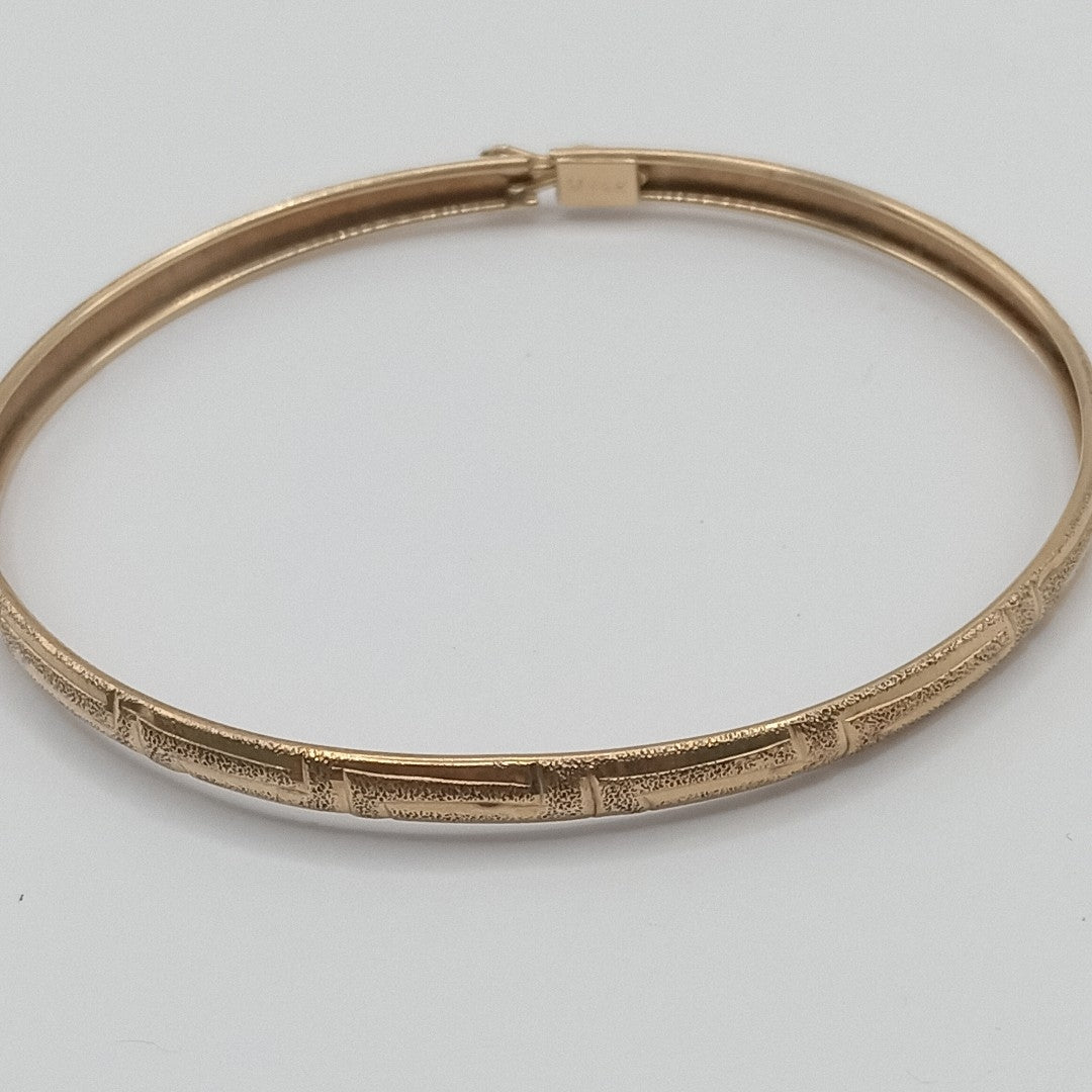 PULSERA RIGIDA ORO 14 K 4.2 GRMS (SEMINUEVO)