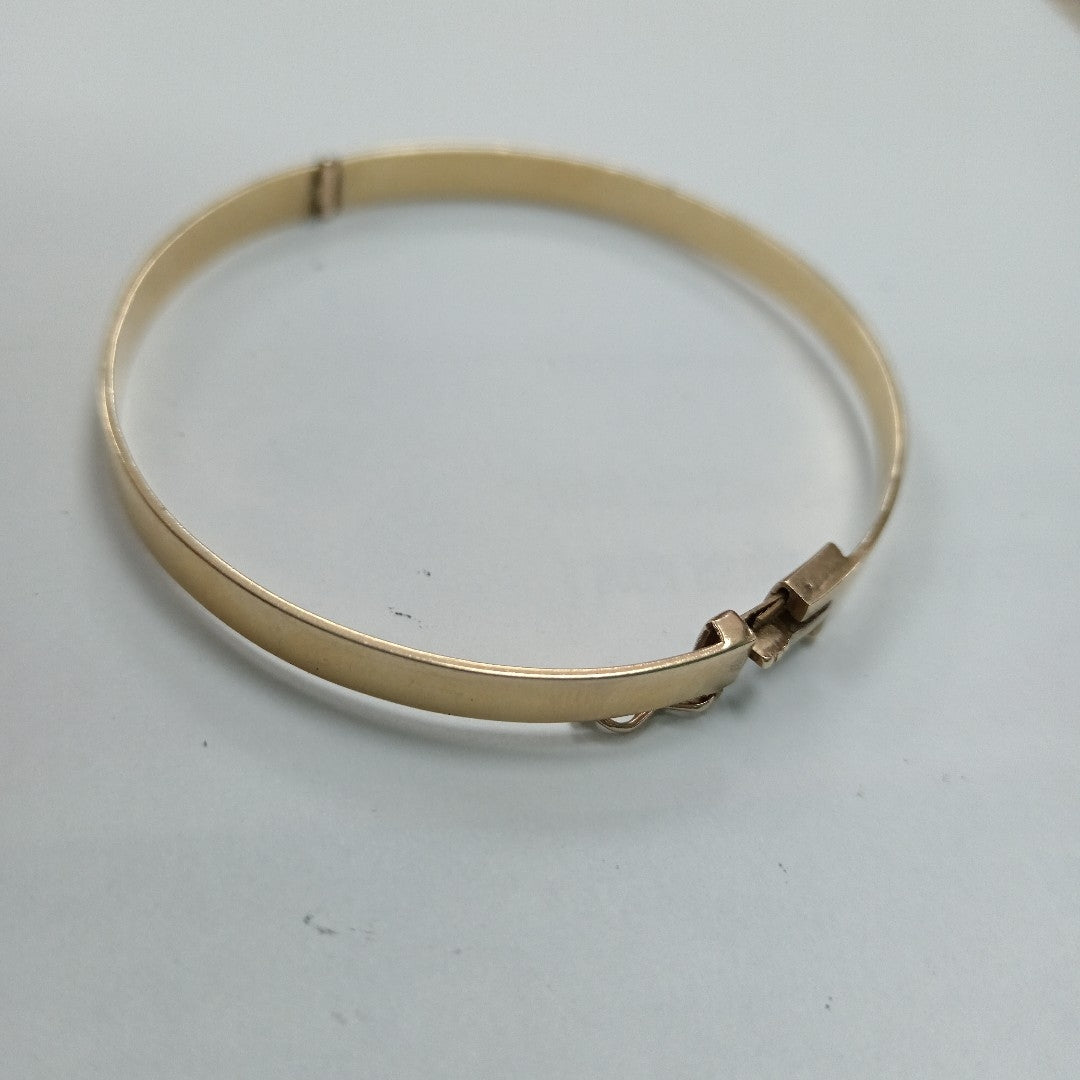 PULSERA RIGIDA ORO 10 K 9,80 GRMS (SEMINUEVO)