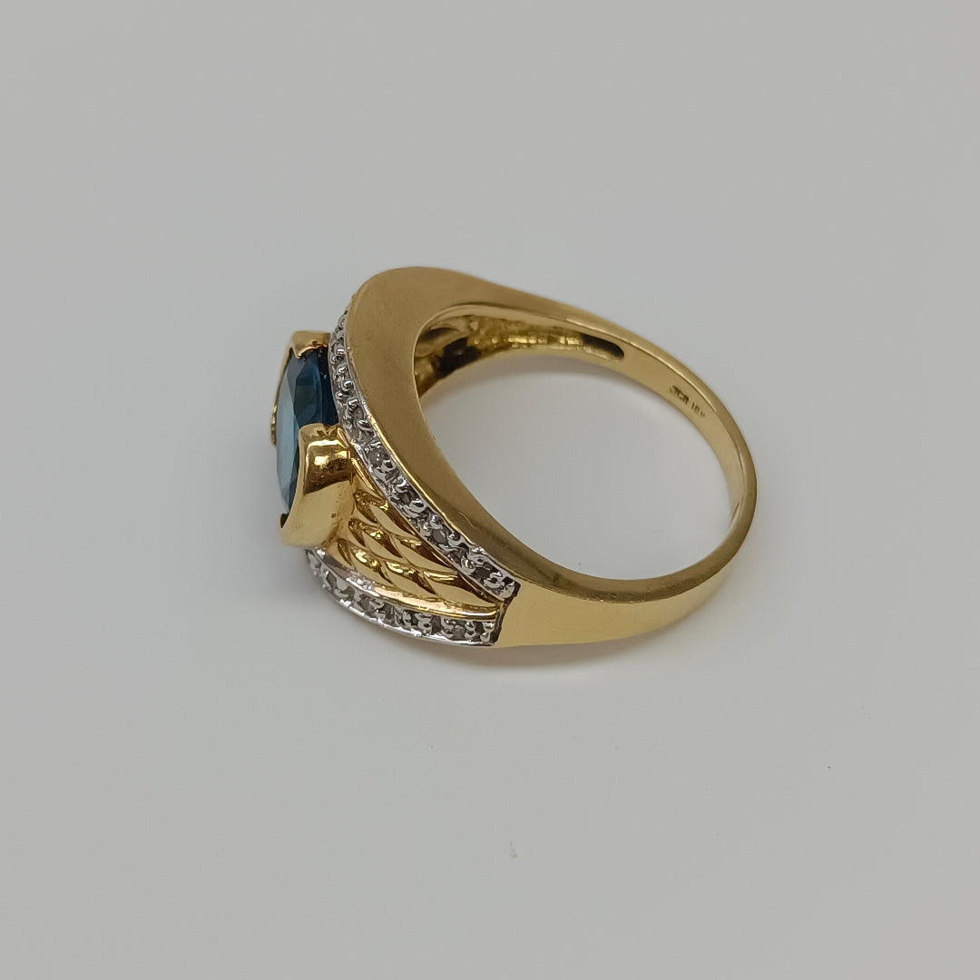 ANILLO ORO 18 K 8 GRMS (SEMINUEVO)
