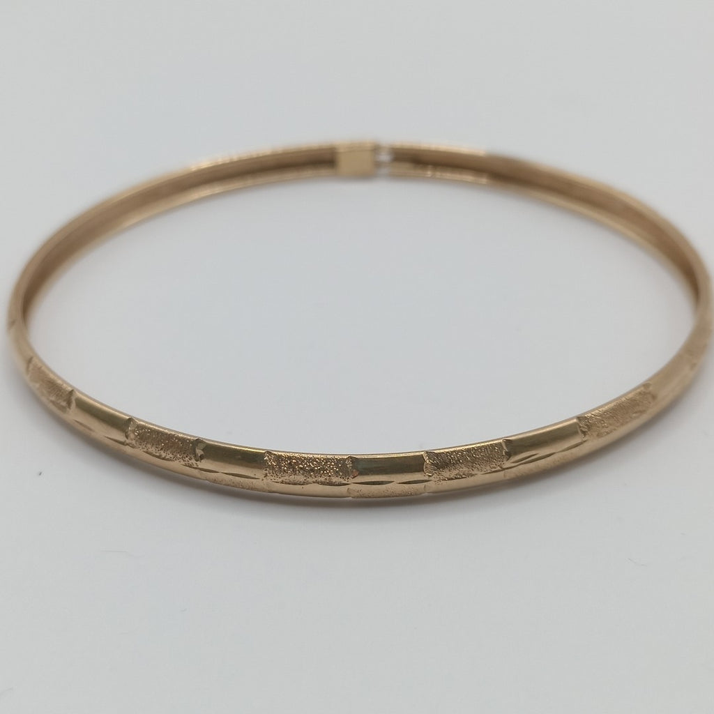 PULSERA RIGIDA ORO 14 K 3.4 GRMS (SEMINUEVO)