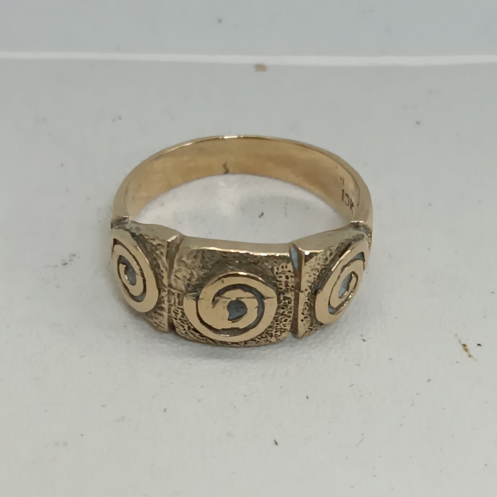 ANILLO ORO 10 K 4.5 GRMS (SEMINUEVO)
