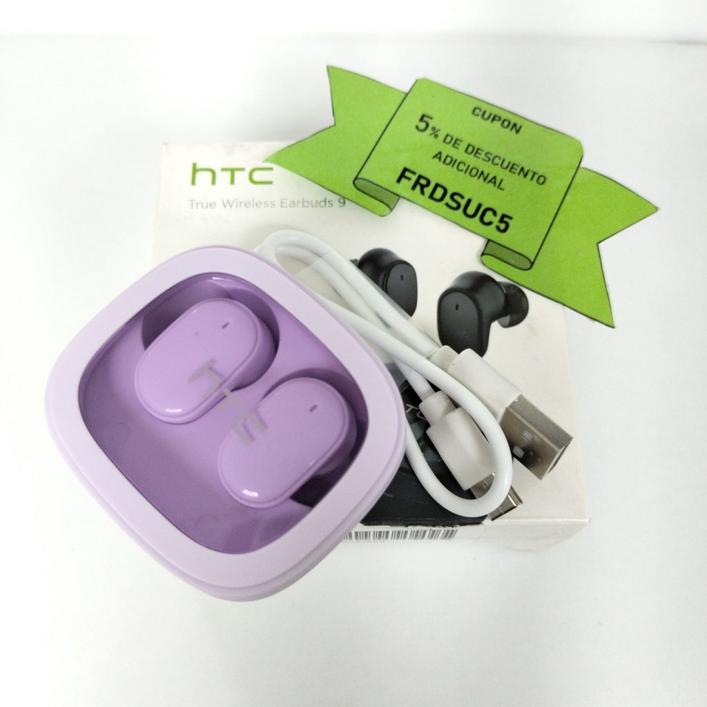 AUDIFONOS HTC EARBUDS 9 INALAMBRICO IN EAR (SEMINUEVO)