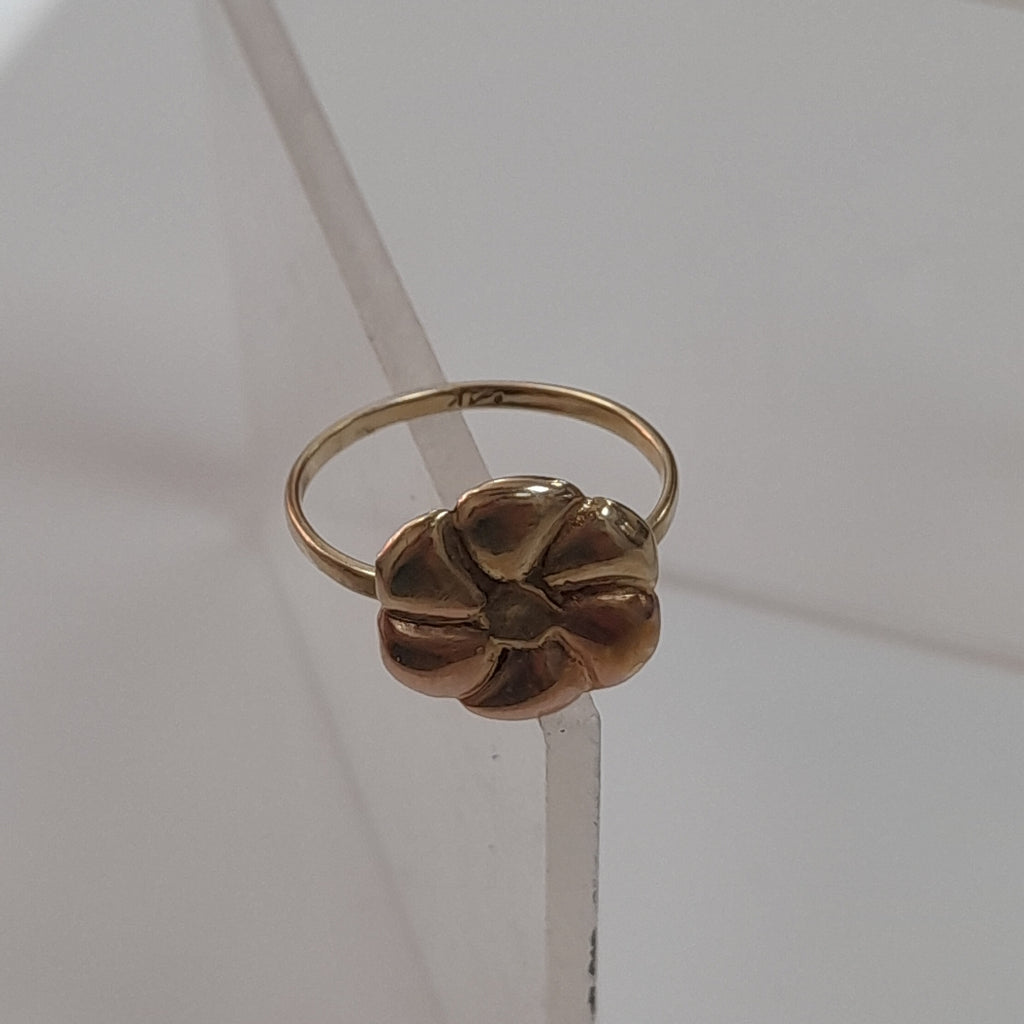 ANILLITO ORO COMBINADO 14 K 1,30 GRMS (SEMINUEVO)