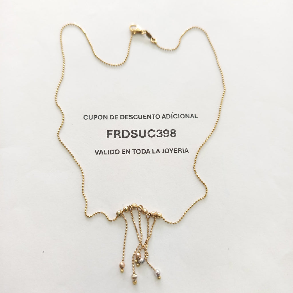 CADENA ORO 14 K 3.5 GRMS (SEMINUEVO)