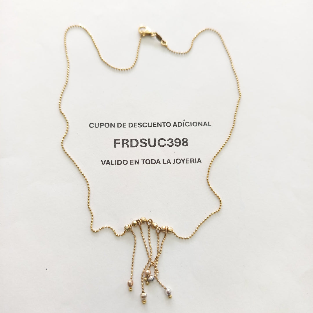 CADENA ORO 14 K 3.5 GRMS (SEMINUEVO)
