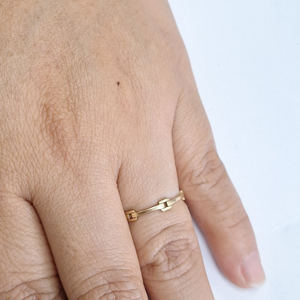 ARGOLLA ORO 14 K 0.7 GRMS (SEMINUEVO)