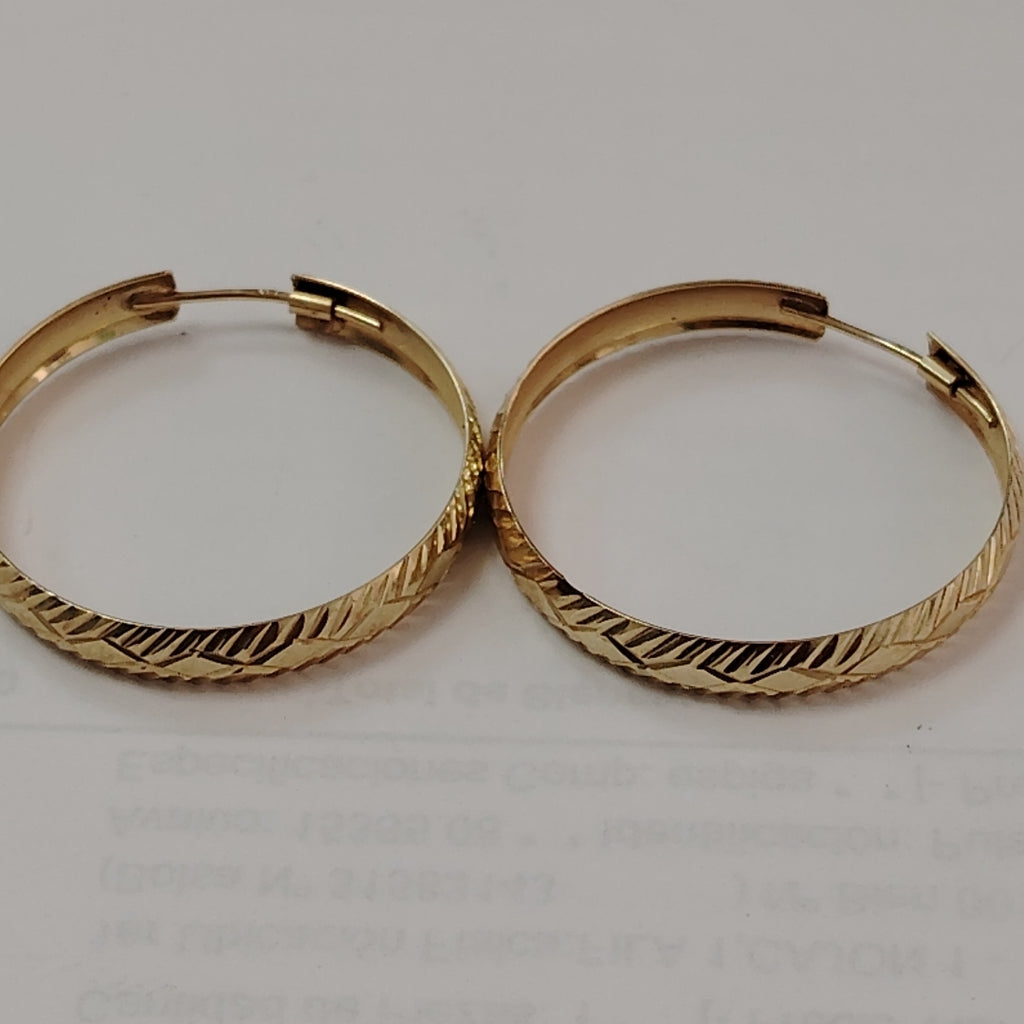ARRACADAS PAR ORO 14 K 2.5 GRMS (SEMINUEVO)