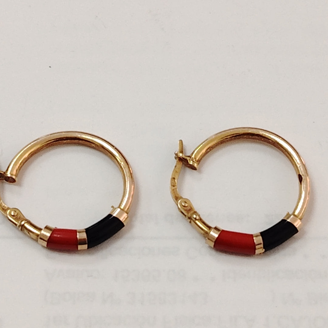 ARRACADAS PAR ORO 14 K 2.2 GRMS (SEMINUEVO)