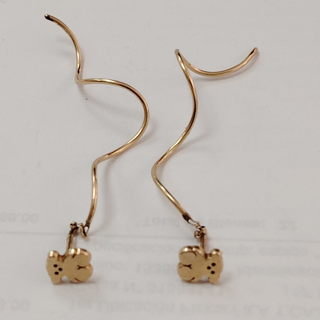 VIOLADORES PAR ORO 14 K 2.3 GRMS (SEMINUEVO)