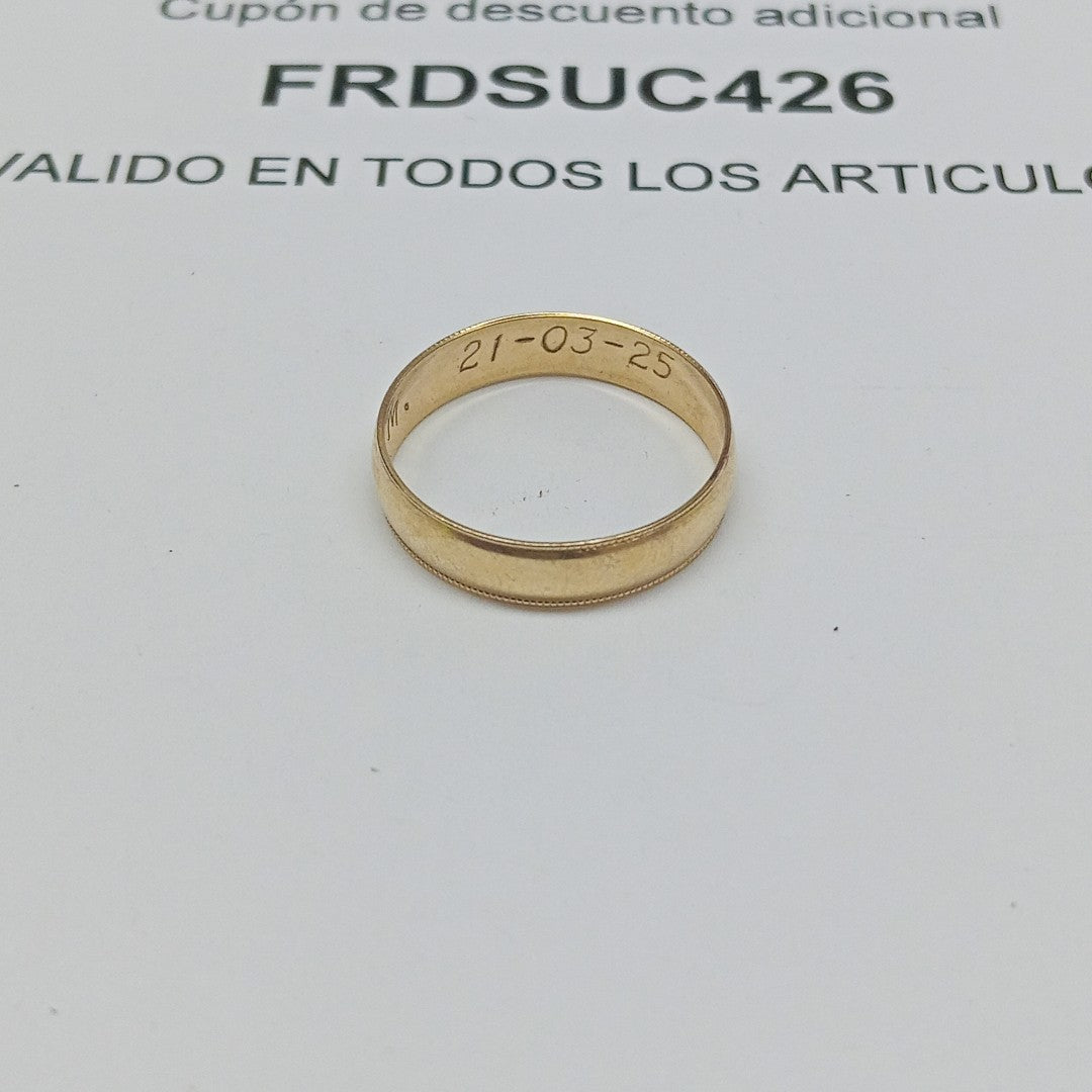 ARGOLLA ORO 10 K 1.1 GRMS (SEMINUEVO)