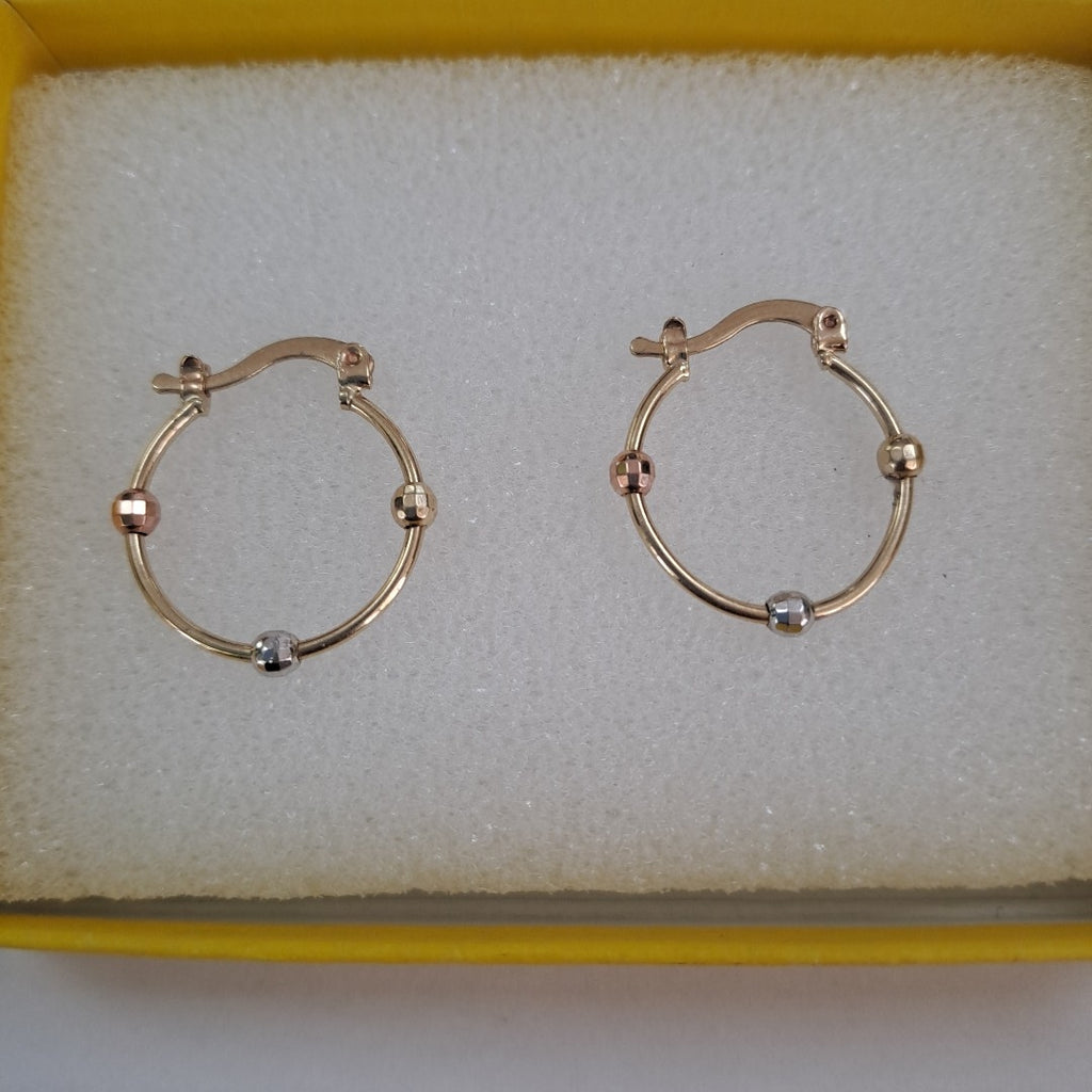 ARRACADAS PAR ORO 10 K 1,30 GRMS (SEMINUEVO)