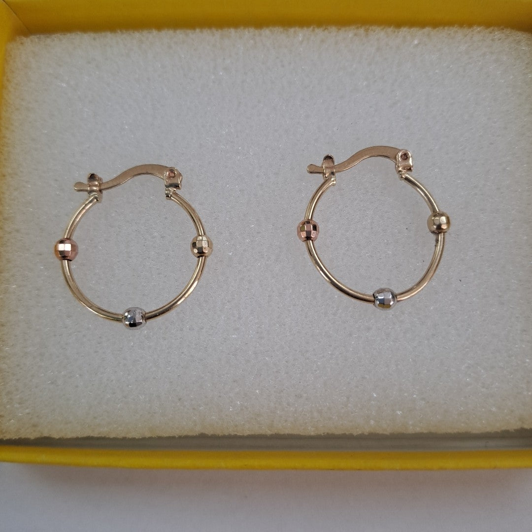 ARRACADAS PAR ORO 10 K 1,30 GRMS (SEMINUEVO)