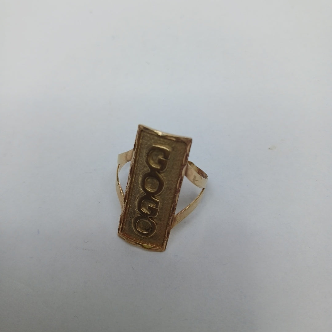 ANILLO ORO 10 K 3.3 GRMS (SEMINUEVO)