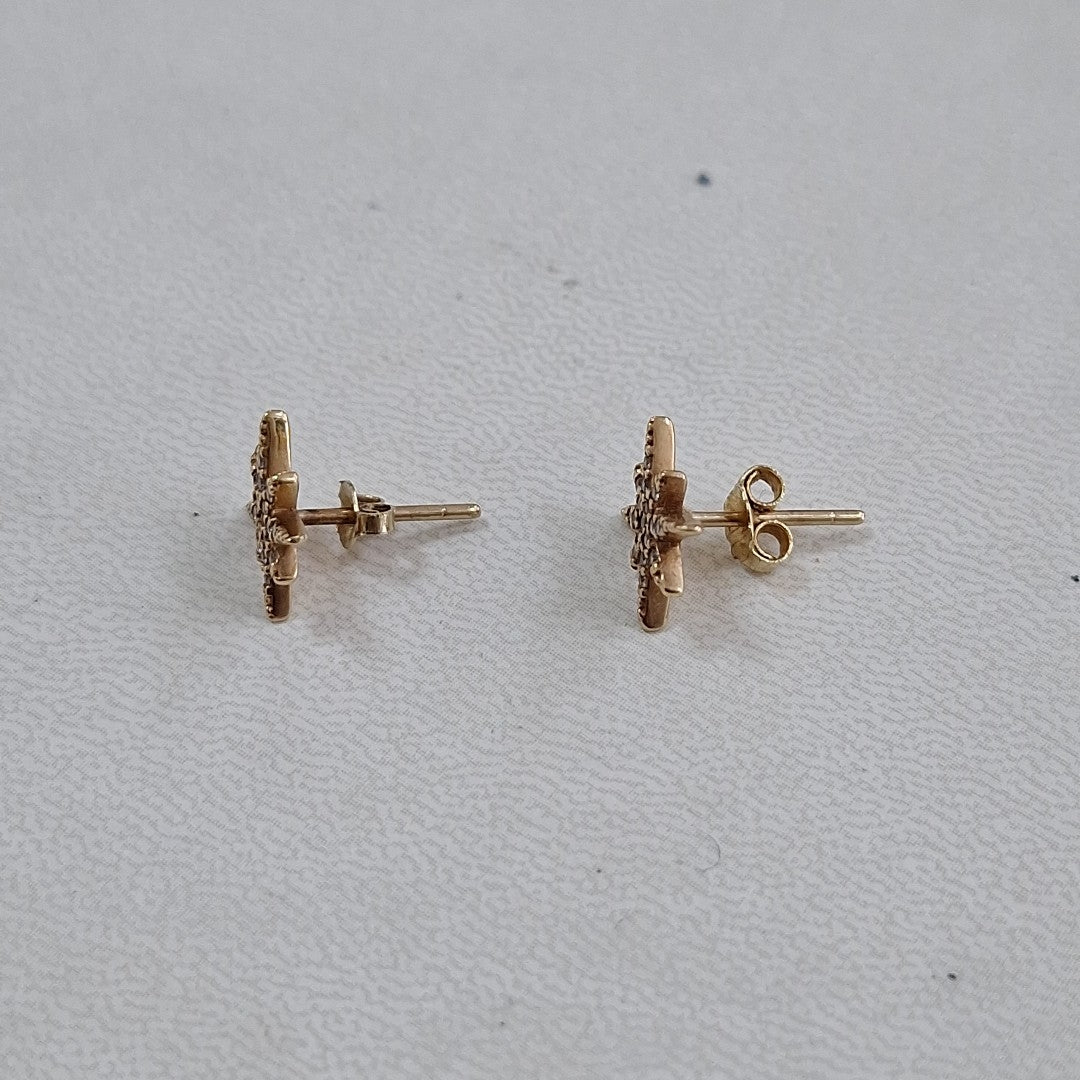 ARETES PAR ORO 10 K 1.4 GRMS (SEMINUEVO)