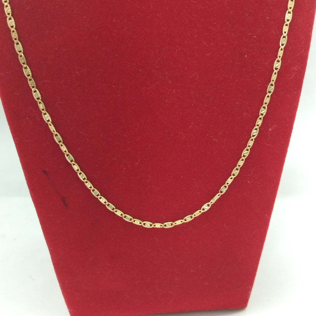 CADENA ORO, ORO COMBINADO 14 K 2.9 GRMS (SEMINUEVO)