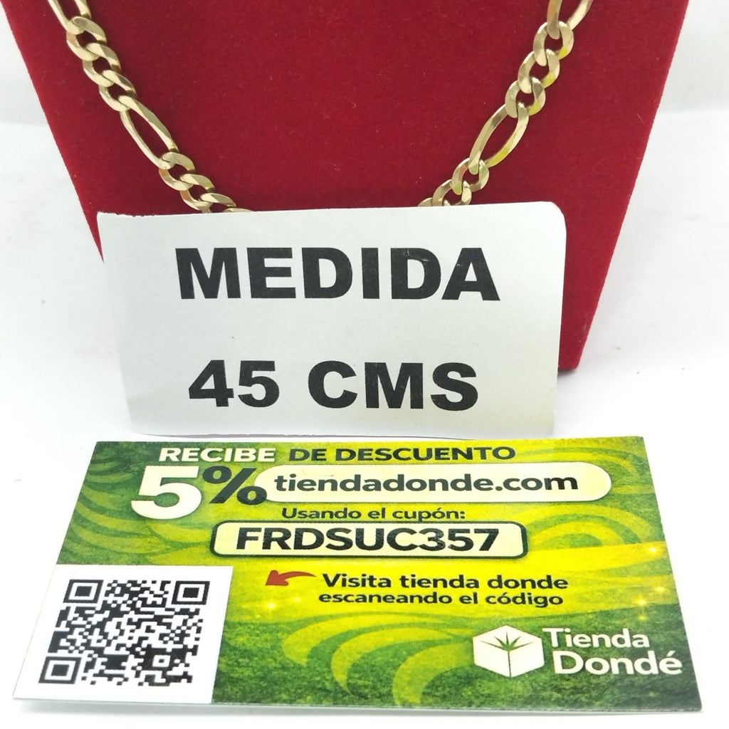 CADENA ORO 8 K 15.8 GRMS (SEMINUEVO)