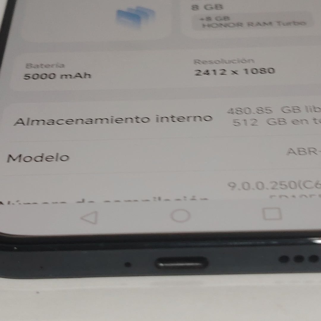CELULAR HONOR X8C ABR-LX3 (2025) 512 GB 8 GB RAM (SEMINUEVO)