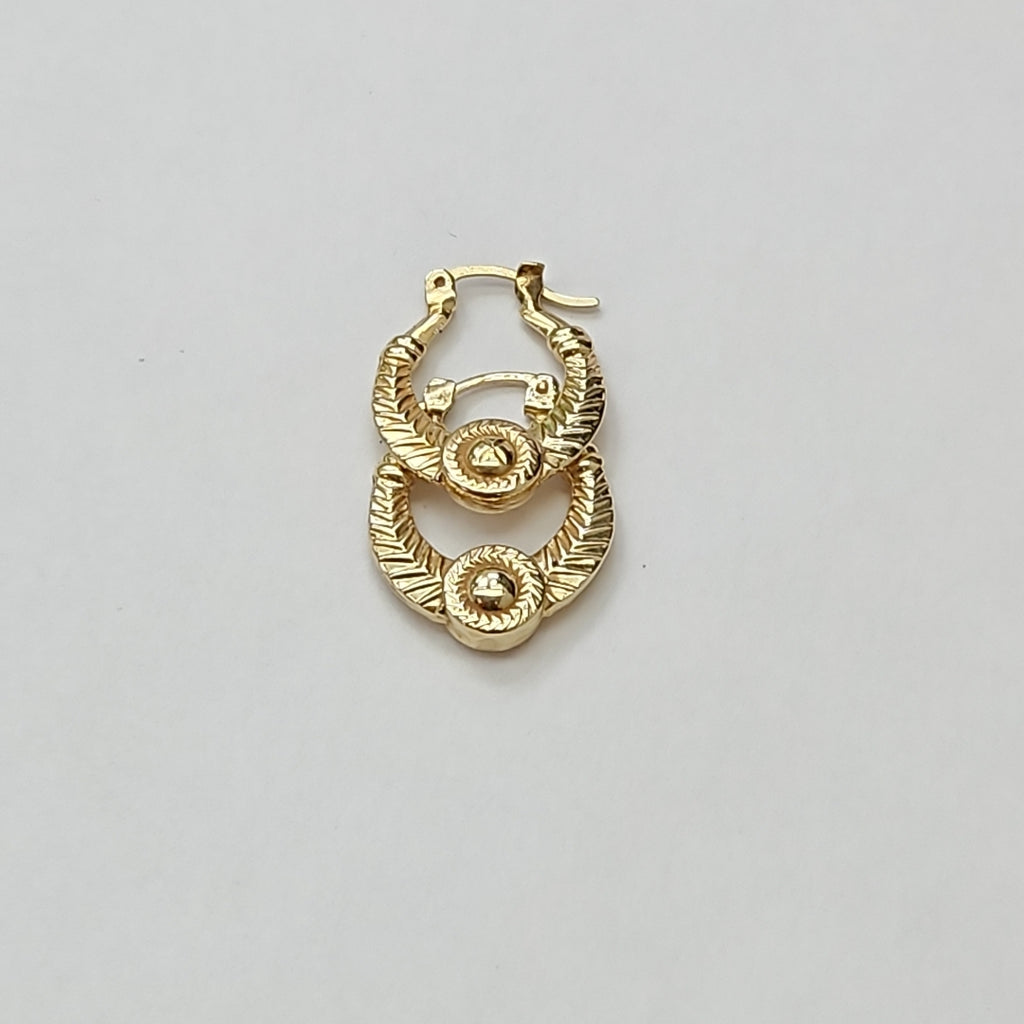 ARRACADAS PAR ORO 14 K 2,10 GRMS (SEMINUEVO)