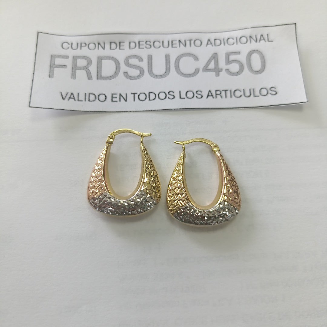 ARETES PAR ORO 10 K 2,60 GRMS (SEMINUEVO)