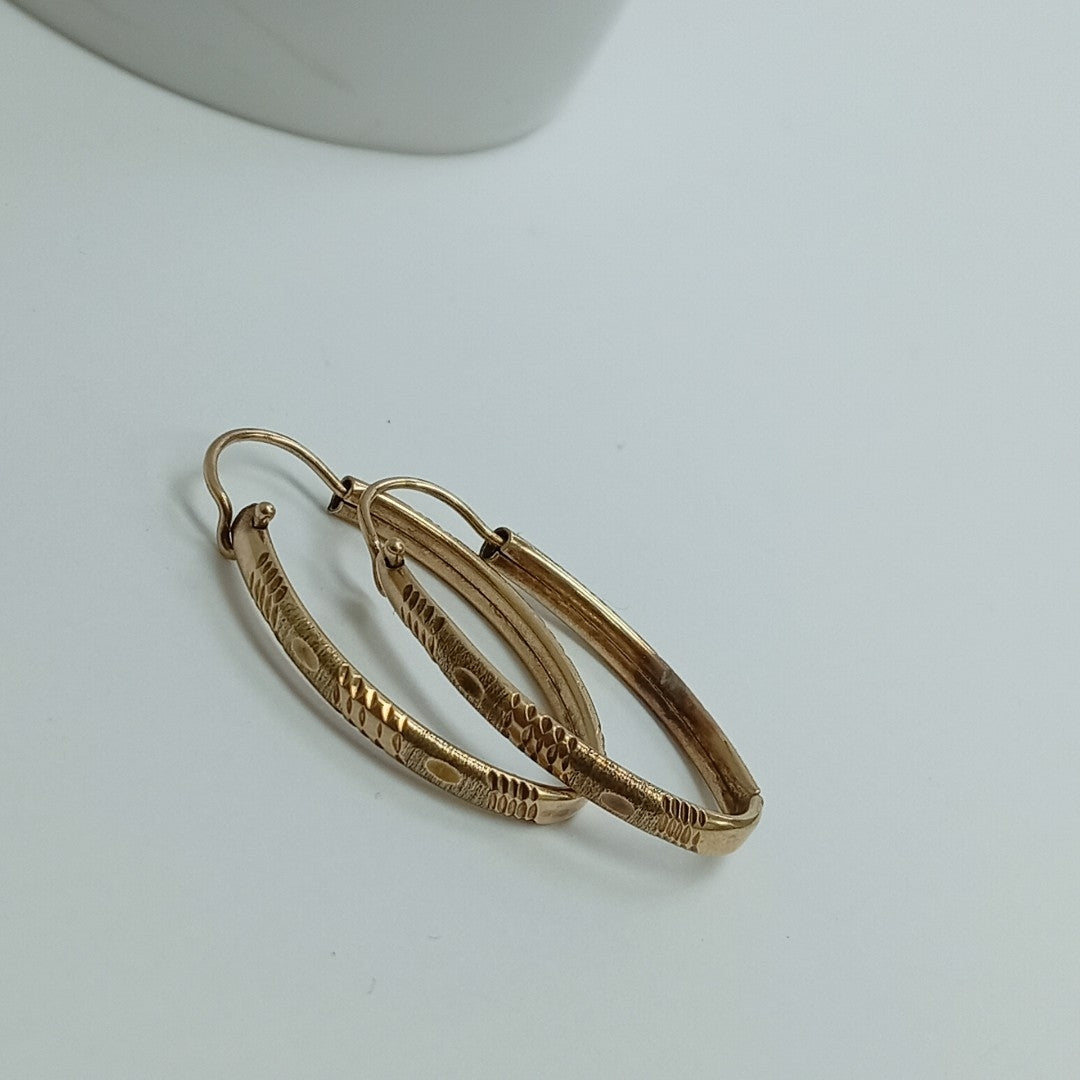 ARRACADAS PAR ORO 10 K 2.3 GRMS (SEMINUEVO)