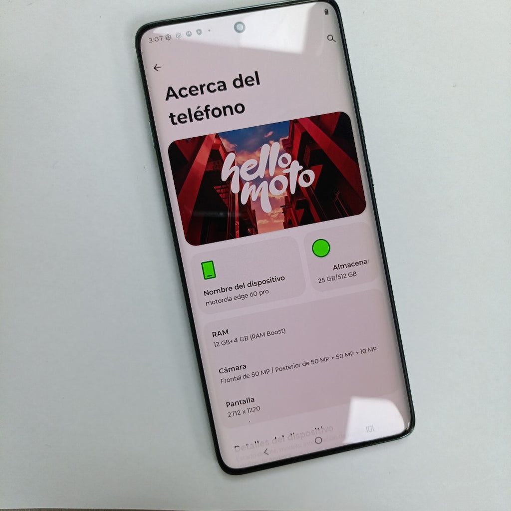CELULAR MOTOROLA EDGE 60 PRO XT2507-1 (2025) 512 GB 12 GB RAM (SEMINUEVO)