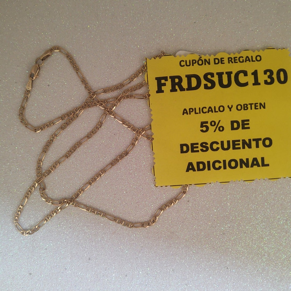 CADENA ORO 10 K 5,00 GRMS (SEMINUEVO)