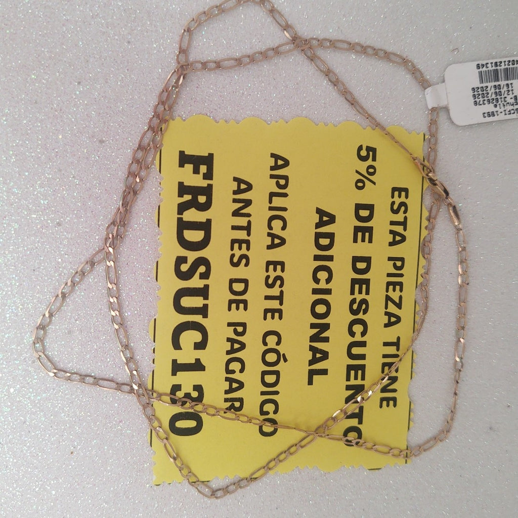 CADENA ORO 14 K 3.5 GRMS (SEMINUEVO)