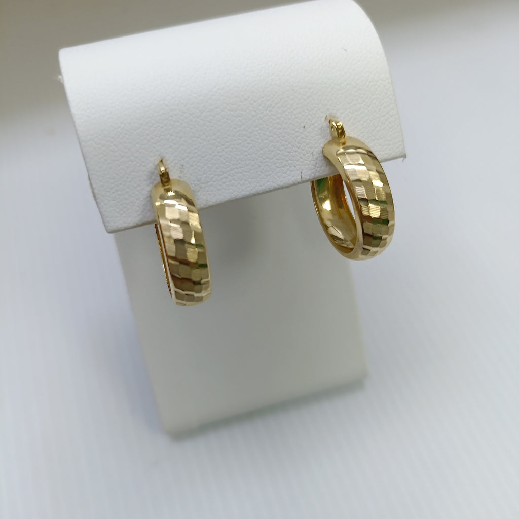 ARRACADAS PAR ORO 14 K 2.6 GRMS (SEMINUEVO)