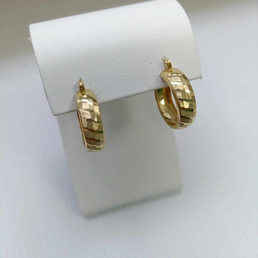 ARRACADAS PAR ORO 14 K 2.6 GRMS (SEMINUEVO)