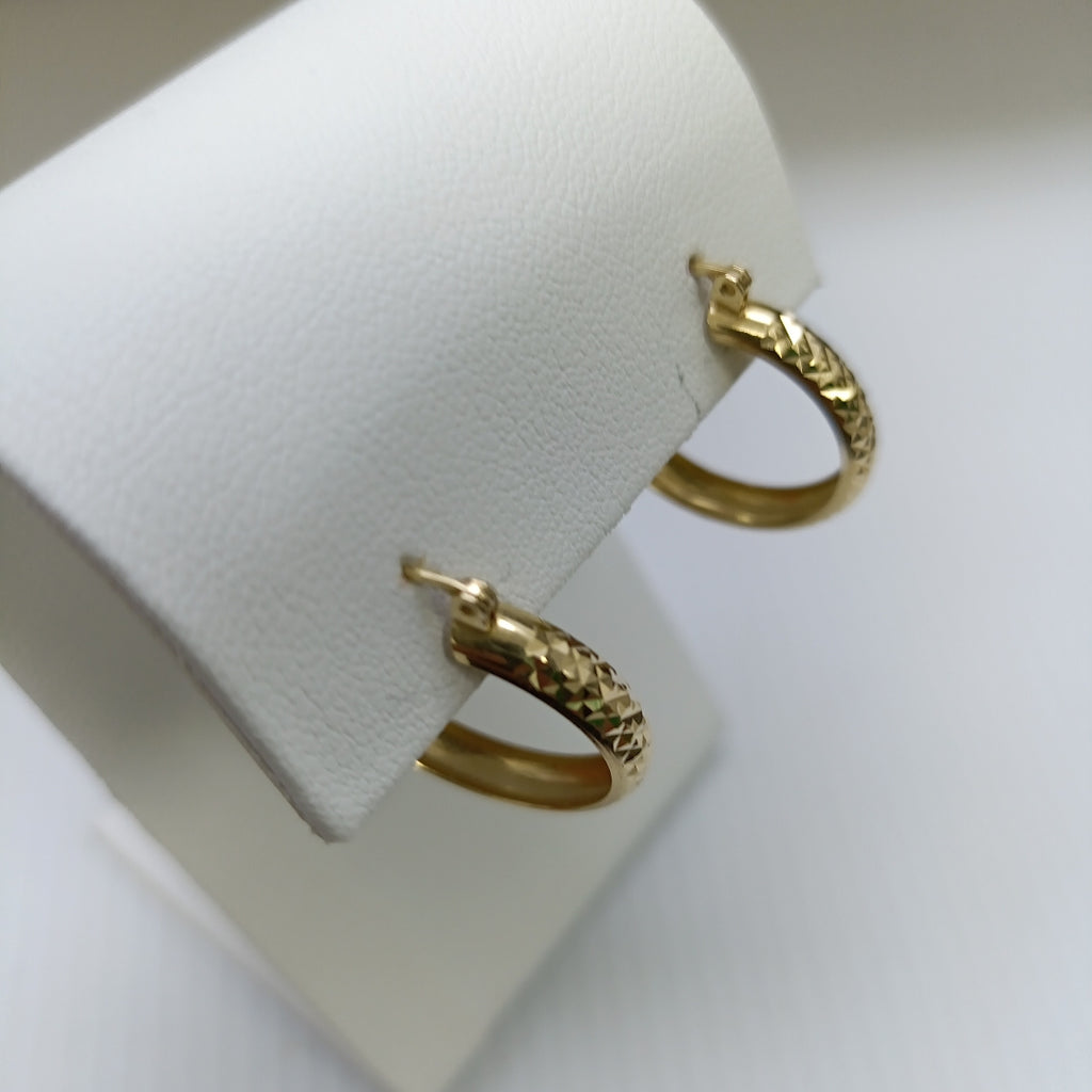 ARRACADAS PAR ORO 14 K 1.8 GRMS (SEMINUEVO)