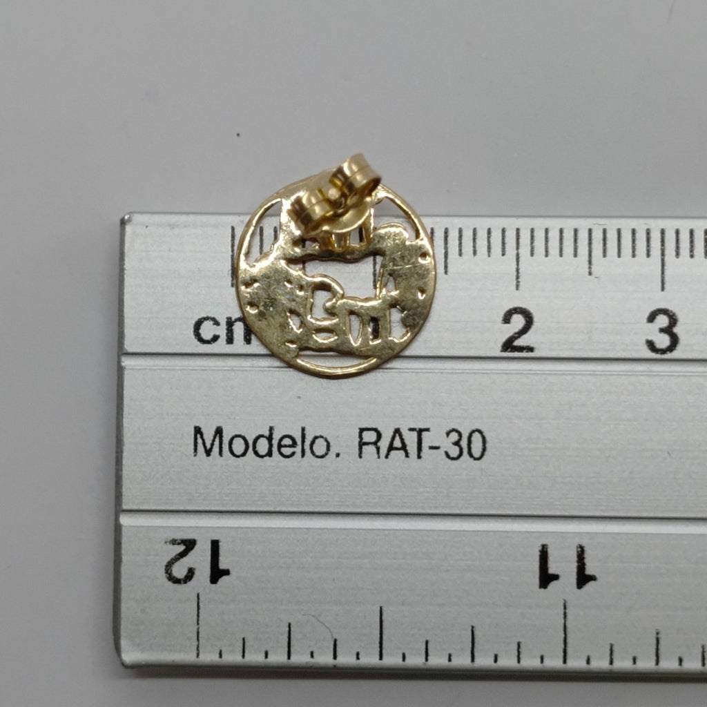 ARETES PAR ORO 14 K 3.1 GRMS (SEMINUEVO)