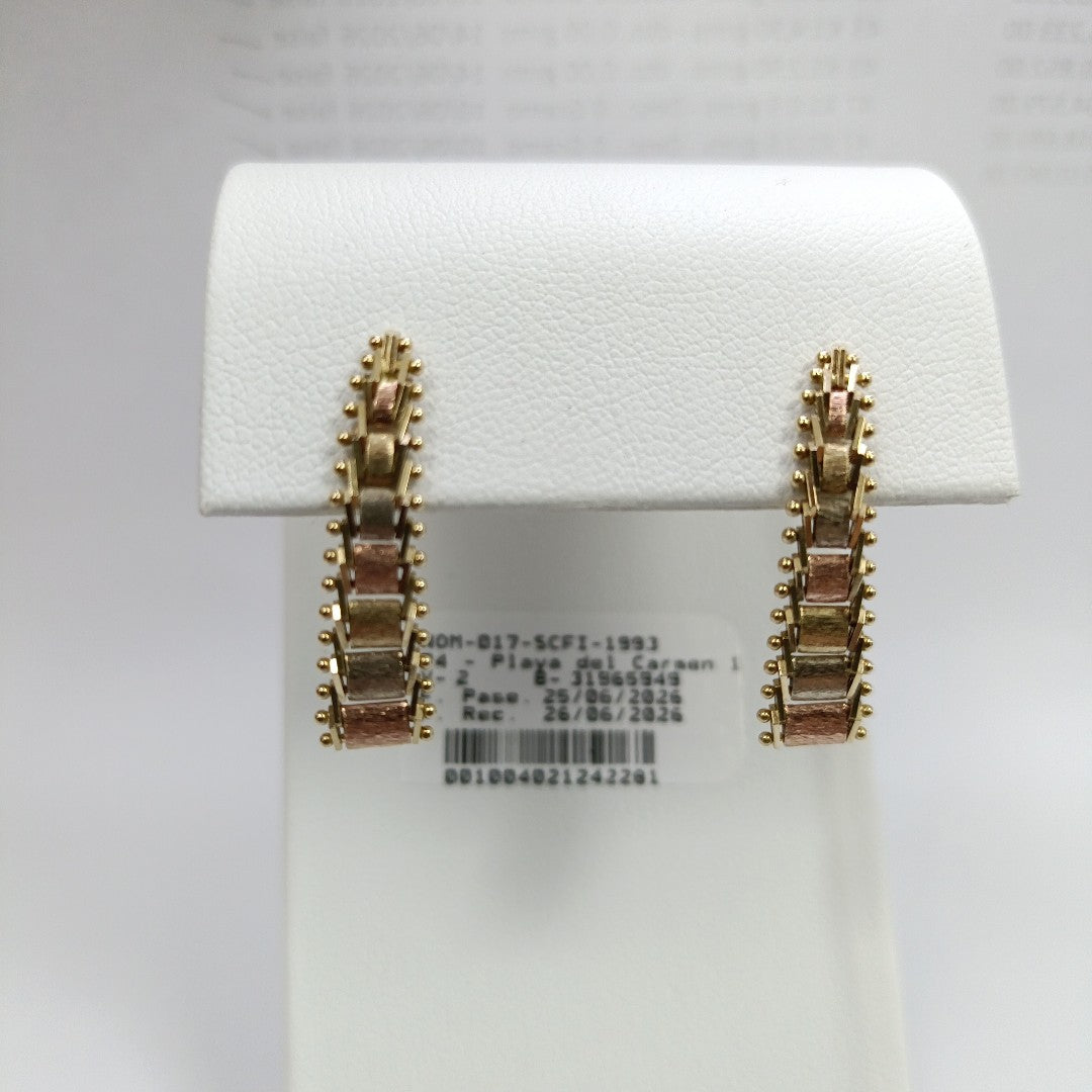BROQUELES PAR ORO 14 K 2.9 GRMS (SEMINUEVO)