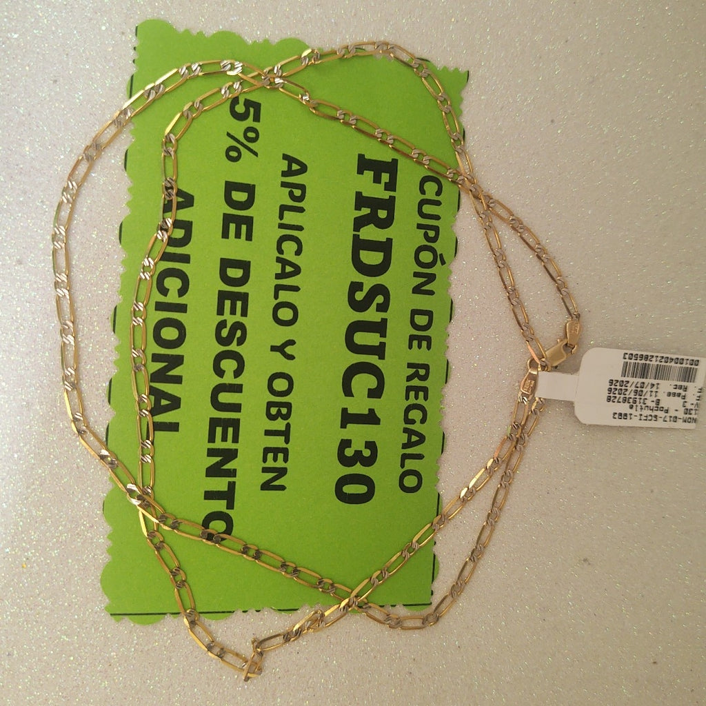CADENA ORO 14 K 4.5 GRMS (SEMINUEVO)