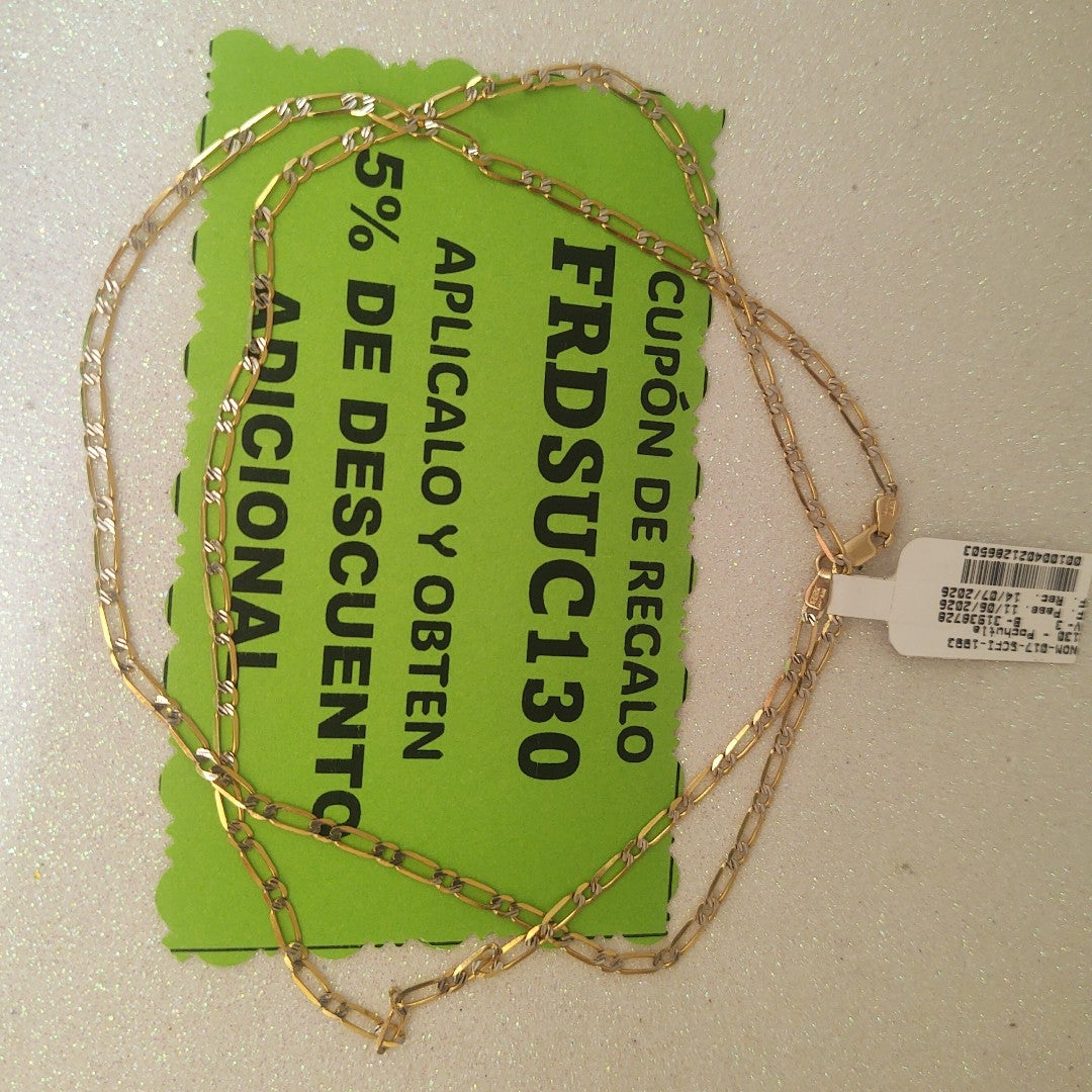 CADENA ORO 14 K 4.5 GRMS (SEMINUEVO)