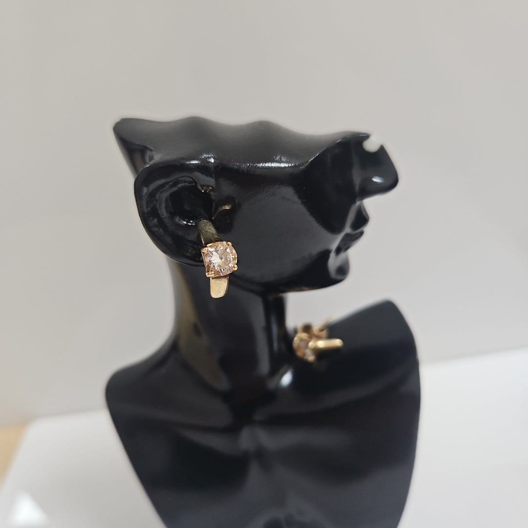 ARETES PAR ORO 14 K 3.1 GRMS (SEMINUEVO)