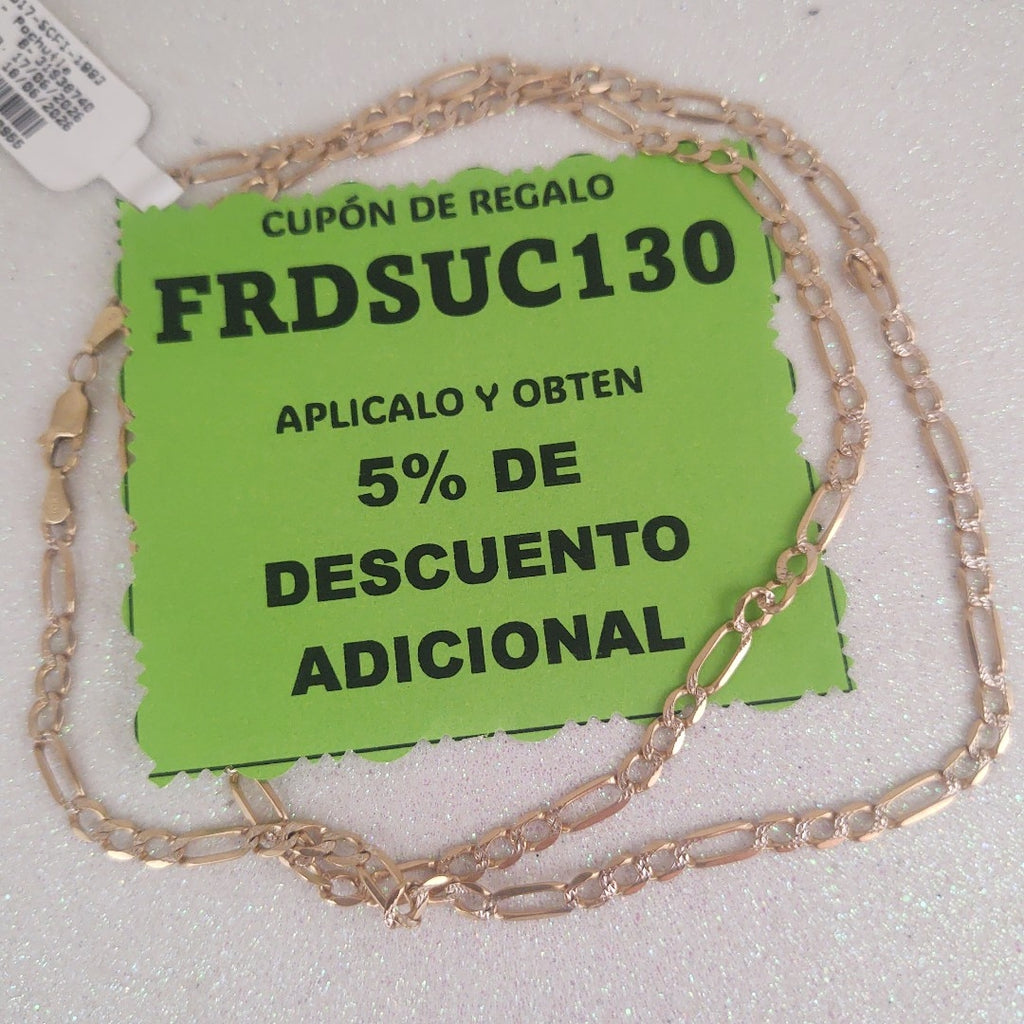 CADENA ORO 10 K 8.5 GRMS (SEMINUEVO)