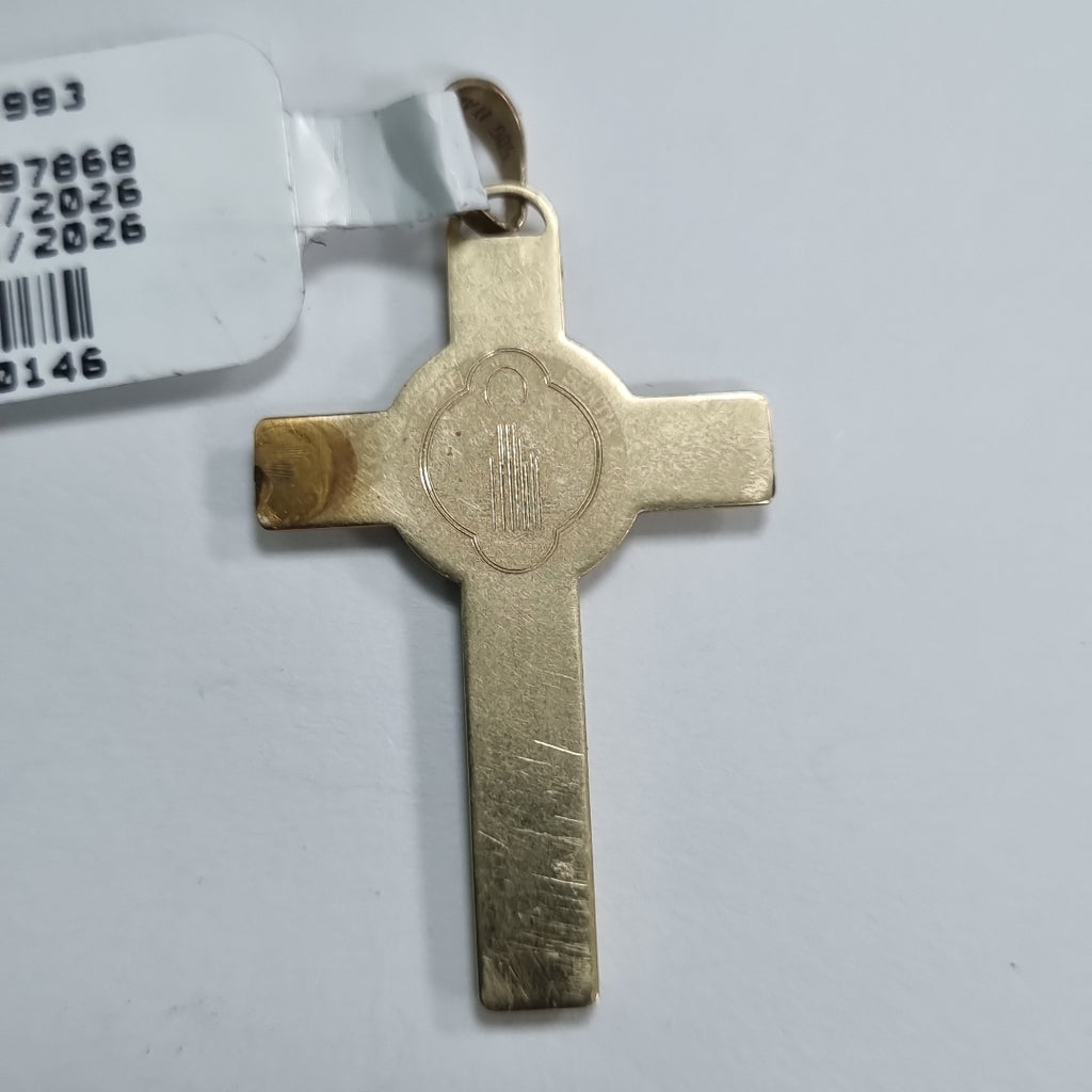 CRUCIFIJO ORO 10 K 1,90 GRMS (SEMINUEVO)