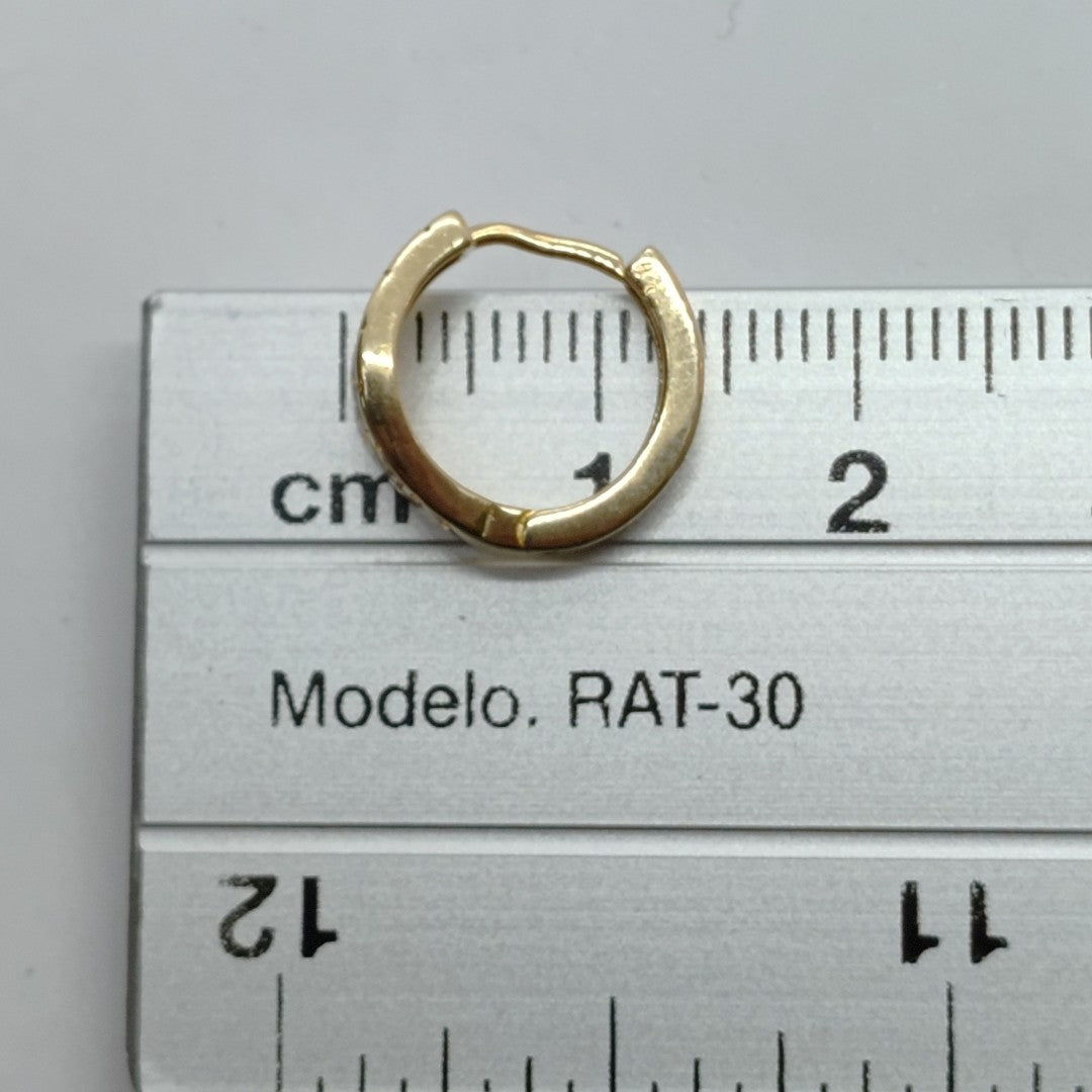 ARRACADAS PAR ORO 14 K 2 GRMS (SEMINUEVO)