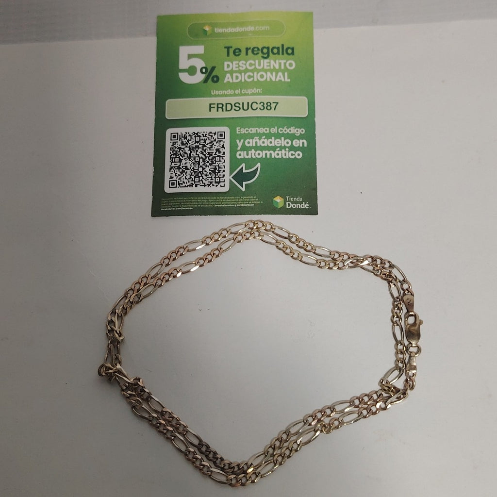 CADENA ORO COMBINADO 8 K 7,30 GRMS (SEMINUEVO)