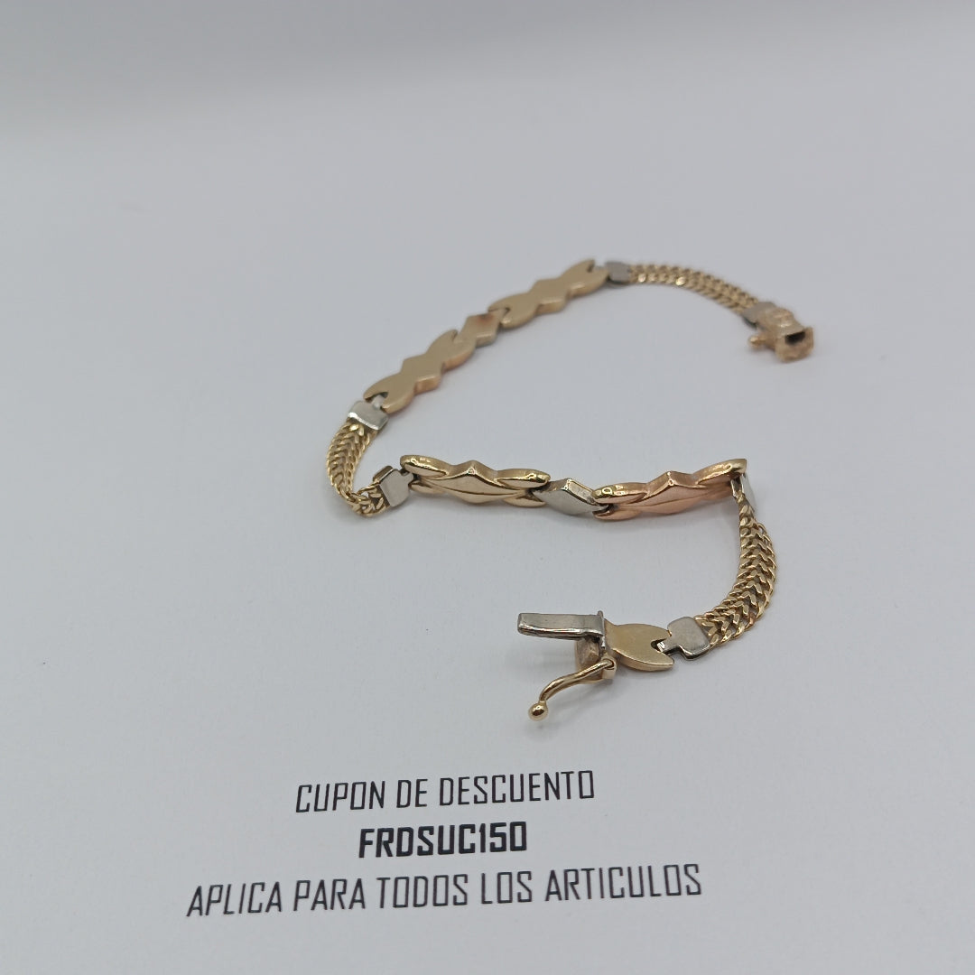 PULSERA ORO 14 K 7.7 GRMS (SEMINUEVO)