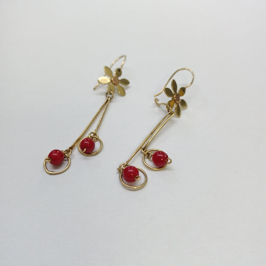 ARETES PAR ORO 14 K 3,60 GRMS (SEMINUEVO)