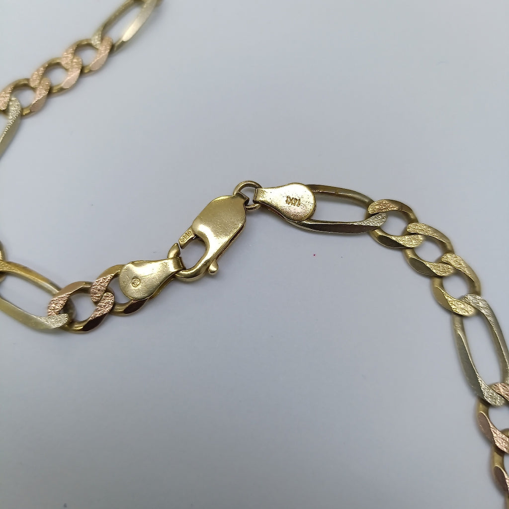 CADENA ORO COMBINADO 14 K 28.9 GRMS (SEMINUEVO)