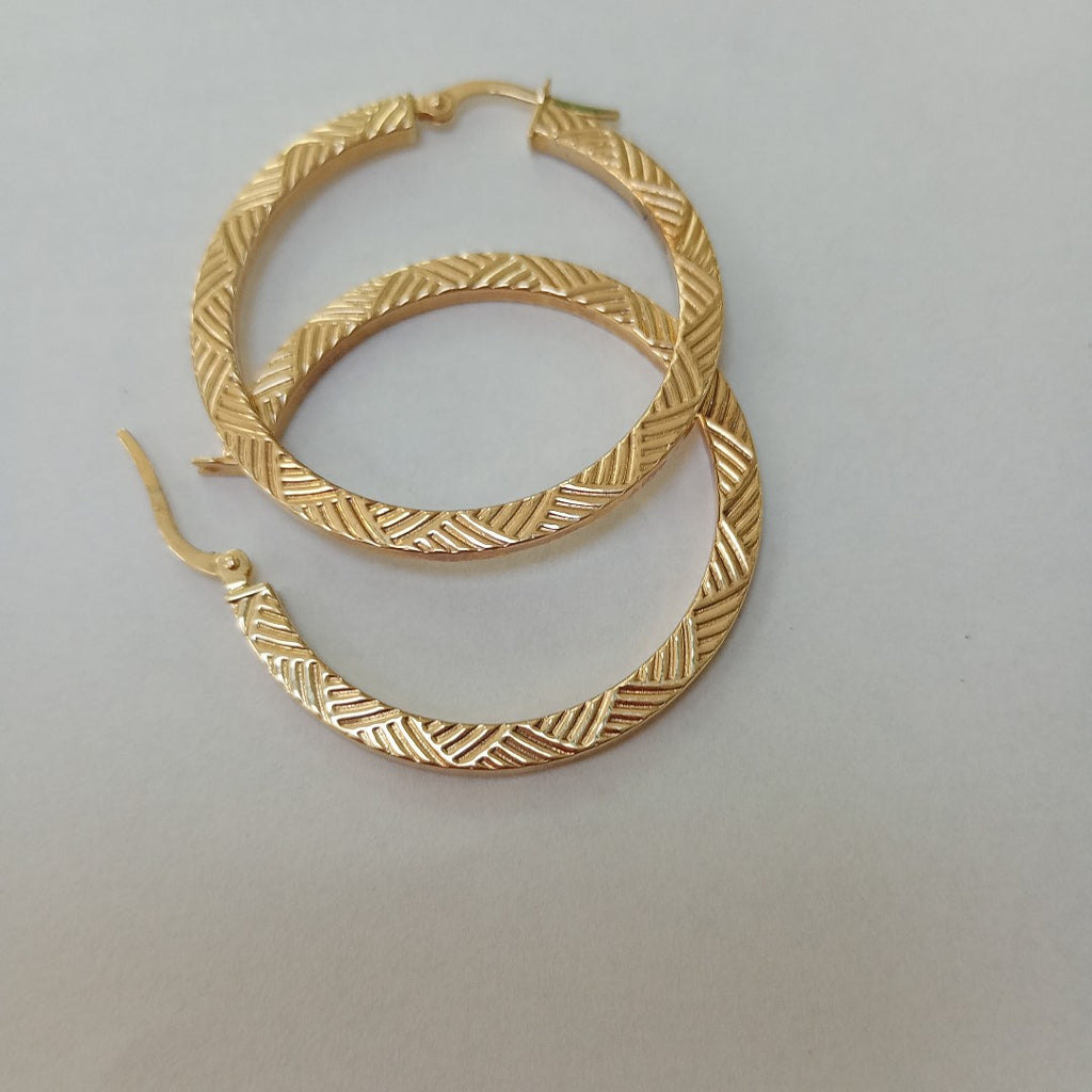 ARRACADAS PAR ORO 14 K 2.8 GRMS (SEMINUEVO)