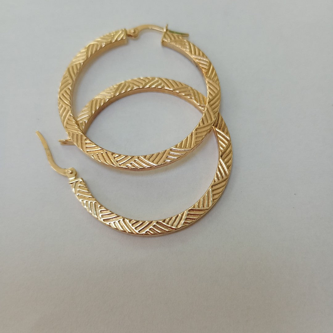 ARRACADAS PAR ORO 14 K 2.8 GRMS (SEMINUEVO)