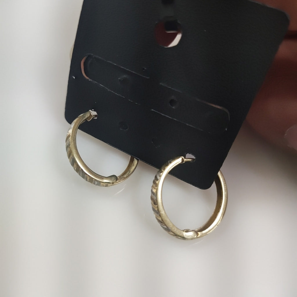 ARRACADAS PAR ORO 10 K 1.6 GRMS (SEMINUEVO)
