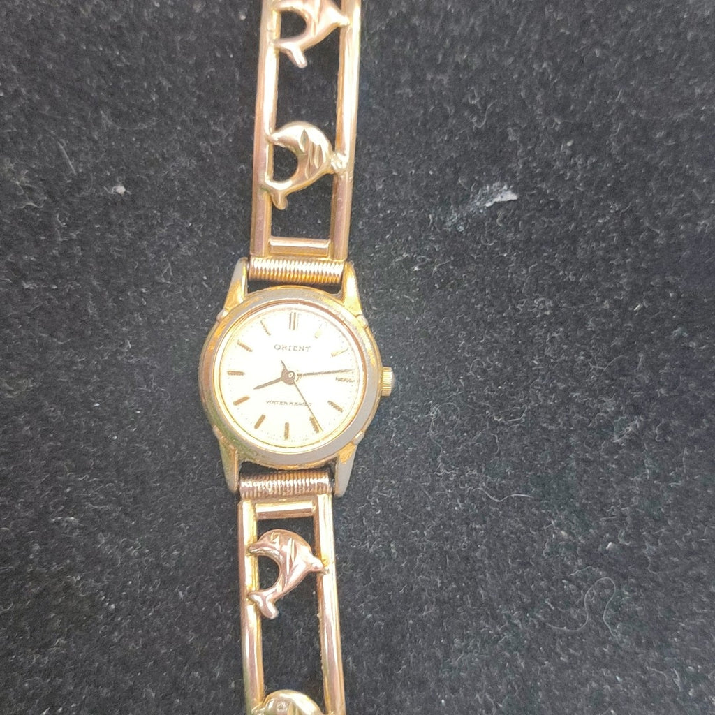 RELOJ CAJA ACERO PULSO ORO ORO 8 K 17,90 GRMS (SEMINUEVO)
