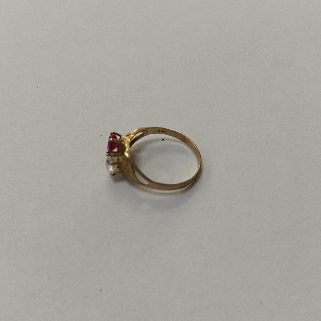 ANILLITO, ARETES PAR ORO 8 K 1.3 GRMS (SEMINUEVO)