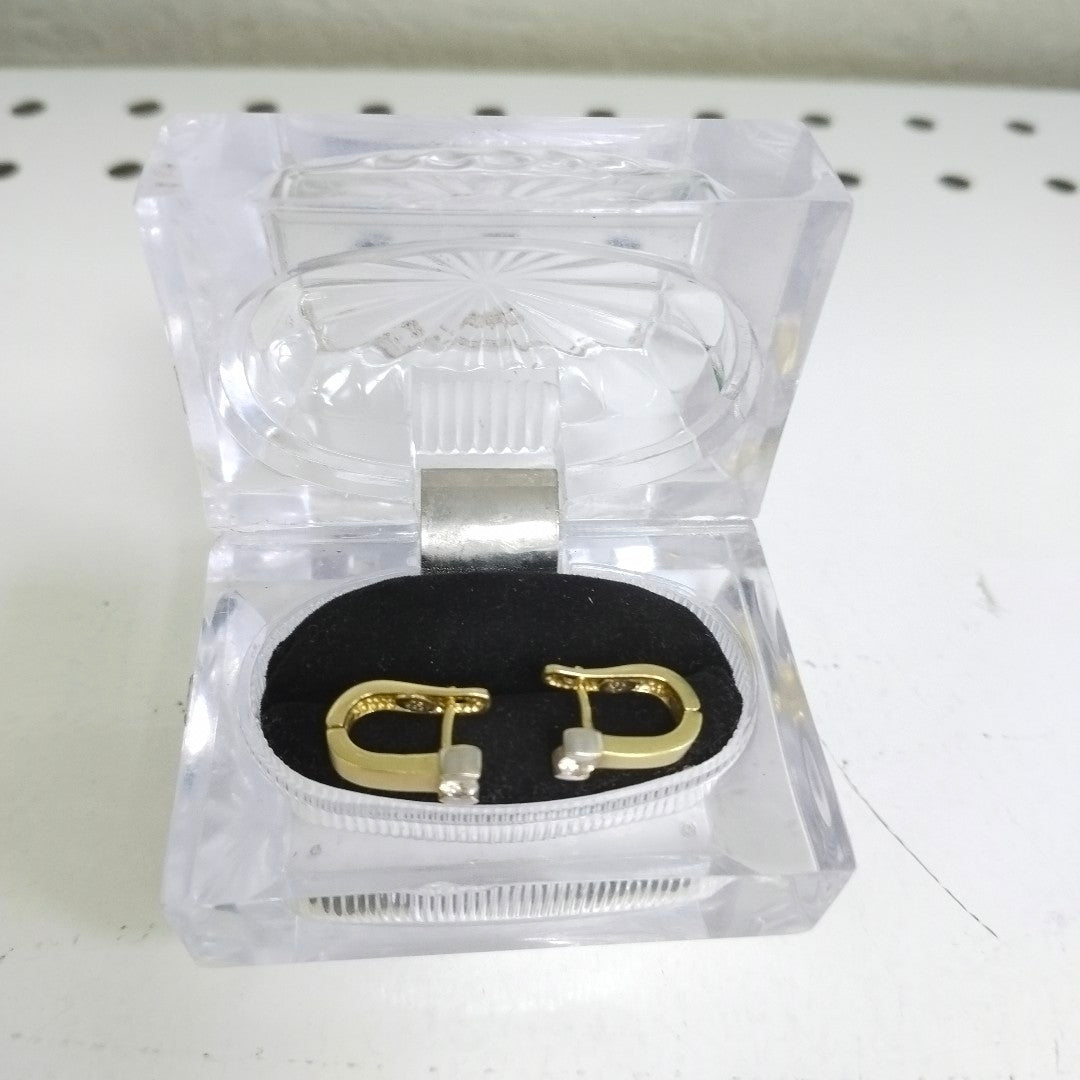 ARETES PAR ORO 14 K 4,40 GRMS (SEMINUEVO)