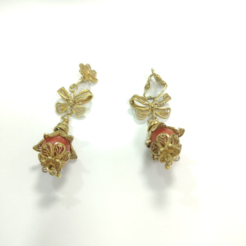 ARETES PAR ORO 10 K 11,40 GRMS (SEMINUEVO)
