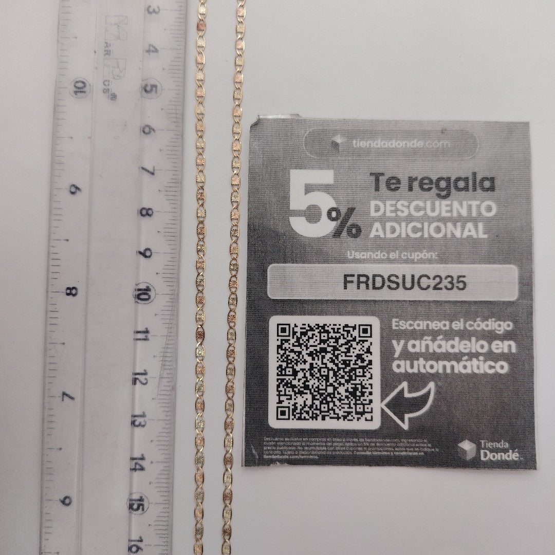 CADENA ORO 10 K 2,00 GRMS (SEMINUEVO)